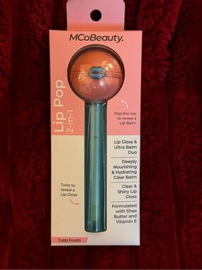 Lip Pop 2-in-1 Lip Gloss & Balm – Tutti Frutti Pink & Teal